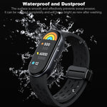 Cinturino per orologio in silicone con fibbia pieghevole magnetica, For Xiaomi Smart Band 9