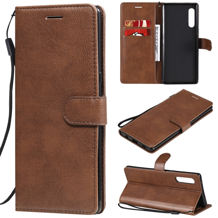 Custodia protettiva in pelle a vibrazione orizzontale tinta unita con supporto, slot per schede, portafoglio, cornice per foto e cordino, For LG G9, For LG K41S / K51S, For LG K50S, For LG K51