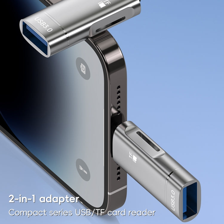 Adattatore Type-C 2 in 1 USB e lettore schede TF