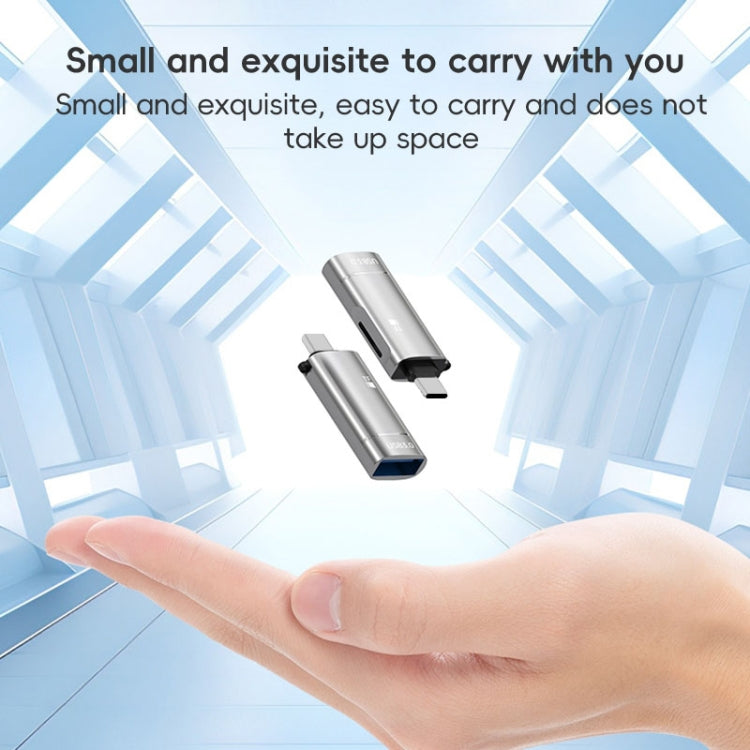 Adattatore Type-C 2 in 1 USB e lettore schede TF
