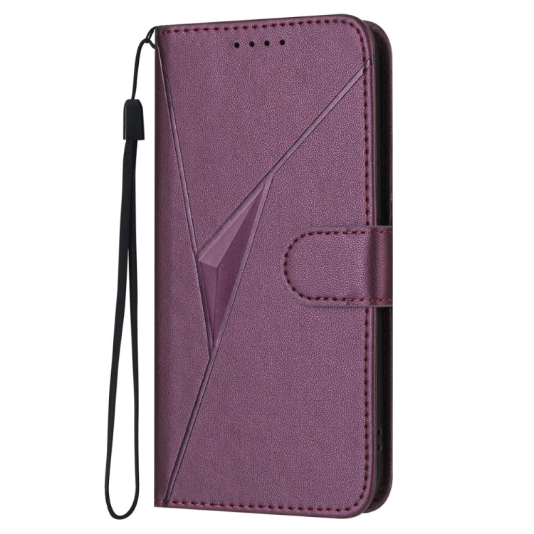 Custodia per telefono in pelle con fibbia a motivo triangolare, For Samsung Galaxy S23 5G, For Samsung Galaxy S20 FE 5G, For Samsung Galaxy S22 Ultra 5G