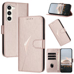 Custodia per telefono in pelle con fibbia a motivo triangolare, For Samsung Galaxy S23 5G, For Samsung Galaxy S20 FE 5G, For Samsung Galaxy S22 Ultra 5G