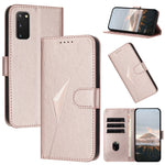 Custodia per telefono in pelle con fibbia a motivo triangolare, For Samsung Galaxy S23 5G, For Samsung Galaxy S20 FE 5G, For Samsung Galaxy S22 Ultra 5G