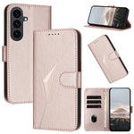 Custodia per telefono in pelle con fibbia a motivo triangolare, For Samsung Galaxy S26 5G, For Samsung Galaxy S25 FE 5G, For Samsung Galaxy S25 5G