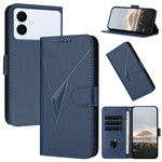 Custodia per telefono in pelle con fibbia a motivo triangolare, For Galaxy S26 FE 5G, For Samsung Galaxy S26 Edge 5G, For Samsung Galaxy S26 Ultra 5G