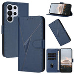 Custodia per telefono in pelle con fibbia a motivo triangolare, For Galaxy S26 FE 5G, For Samsung Galaxy S26 Edge 5G, For Samsung Galaxy S26 Ultra 5G