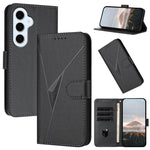 Custodia per telefono in pelle con fibbia a motivo triangolare, For Galaxy S26 FE 5G, For Samsung Galaxy S26 Edge 5G, For Samsung Galaxy S26 Ultra 5G