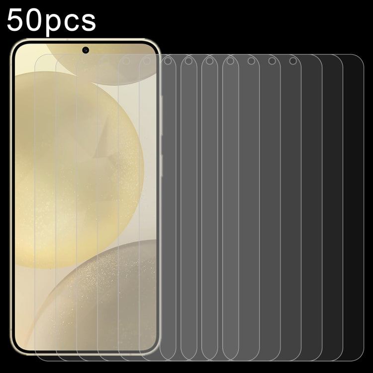 50 pezzi 0,26 mm 9H 2,5D pellicola in vetro temperato, For Samsung Galaxy S26+ 5G, For Samsung Galaxy S26 Edge 5G, For Samsung Galaxy S26 Ultra 5G, For Samsung Galaxy S26 5G, For Samsung Galaxy S25 Edge 5G, For Samsung Galaxy S25 5G                    ...