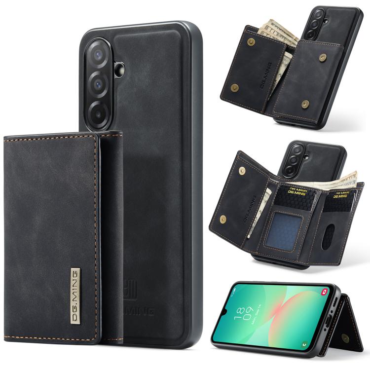 Portafoglio multi-carta DG.MING M1 Series 3-Fold + custodia magnetica per telefono, For Samsung Galaxy A56 5G, For Samsung Galaxy A26 5G, For Samsung Galaxy A16 5G