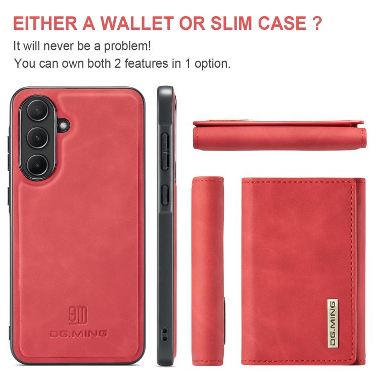 Portafoglio multi-carta DG.MING M1 Series 3-Fold + custodia magnetica per telefono, For Samsung Galaxy A56 5G, For Samsung Galaxy A26 5G, For Samsung Galaxy A16 5G