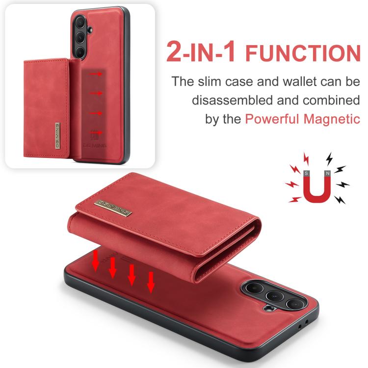 Portafoglio multi-carta DG.MING M1 Series 3-Fold + custodia magnetica per telefono, For Samsung Galaxy A56 5G, For Samsung Galaxy A26 5G, For Samsung Galaxy A16 5G