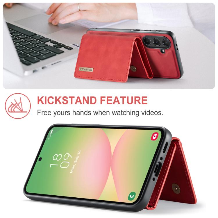 Portafoglio multi-carta DG.MING M1 Series 3-Fold + custodia magnetica per telefono, For Samsung Galaxy A56 5G, For Samsung Galaxy A26 5G, For Samsung Galaxy A16 5G