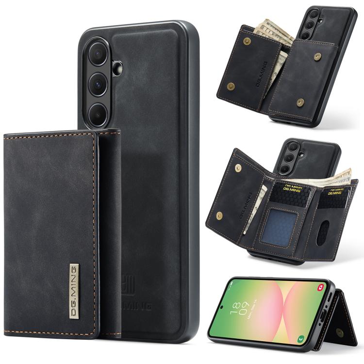 Portafoglio multi-carta DG.MING M1 Series 3-Fold + custodia magnetica per telefono, For Samsung Galaxy A56 5G, For Samsung Galaxy A26 5G, For Samsung Galaxy A16 5G