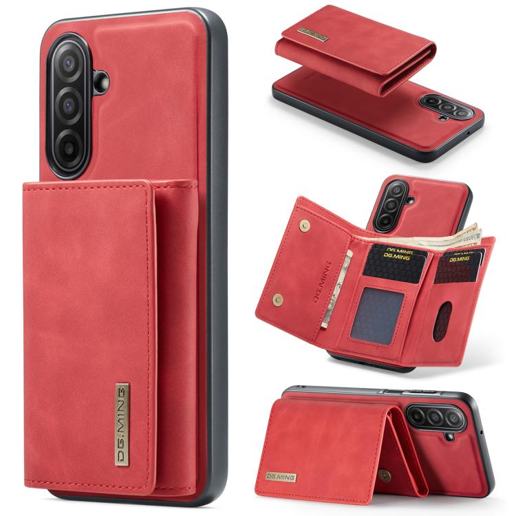 Portafoglio multi-carta DG.MING M1 Series 3-Fold + custodia magnetica per telefono, For Samsung Galaxy A57 5G, For Samsung Galaxy A37 5G, For Galaxy A27 5G, For Samsung Galaxy A17 4G / 5G