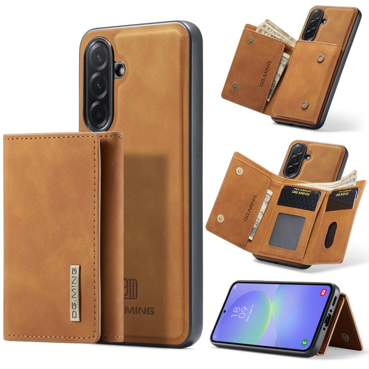 Portafoglio multi-carta DG.MING M1 Series 3-Fold + custodia magnetica per telefono, For Samsung Galaxy A57 5G, For Samsung Galaxy A37 5G, For Galaxy A27 5G, For Samsung Galaxy A17 4G / 5G