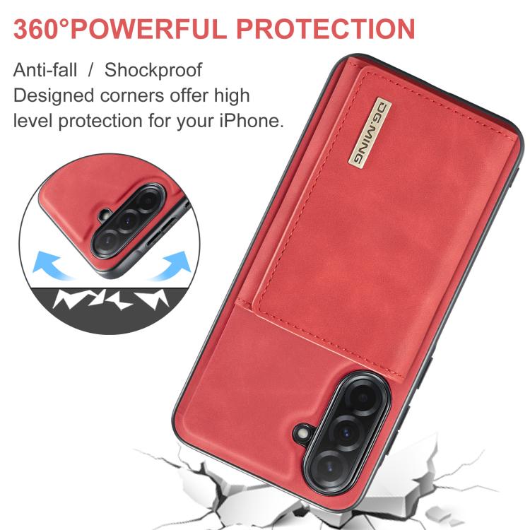 Portafoglio multi-carta DG.MING M1 Series 3-Fold + custodia magnetica per telefono, For Samsung Galaxy A57 5G, For Samsung Galaxy A37 5G, For Galaxy A27 5G, For Samsung Galaxy A17 4G / 5G