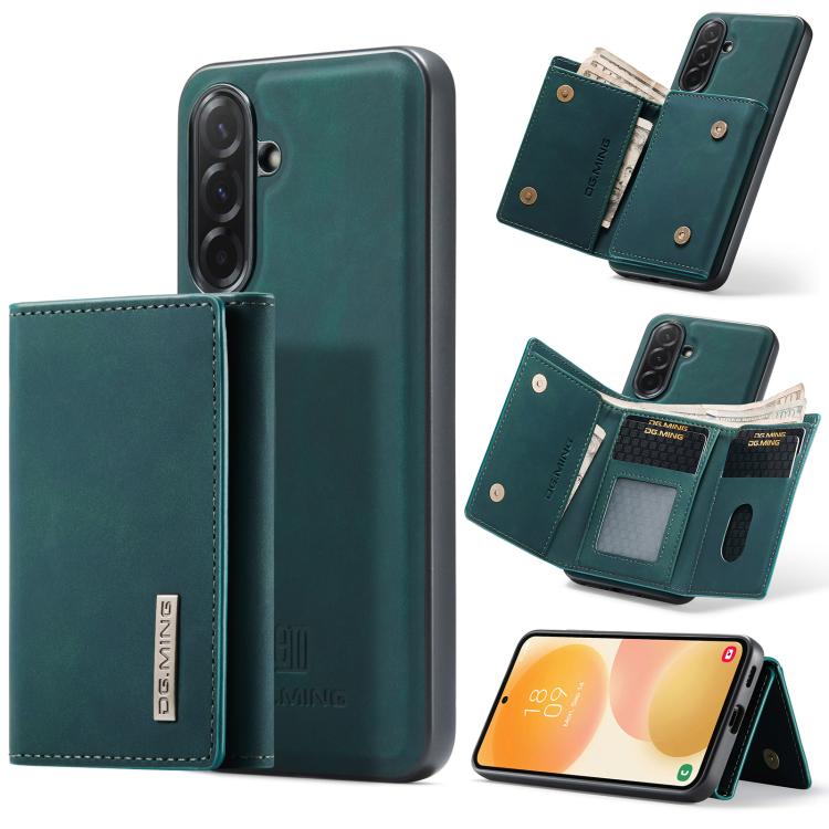 Portafoglio multi-carta DG.MING M1 Series 3-Fold + custodia magnetica per telefono, For Samsung Galaxy A57 5G, For Samsung Galaxy A37 5G, For Galaxy A27 5G, For Samsung Galaxy A17 4G / 5G