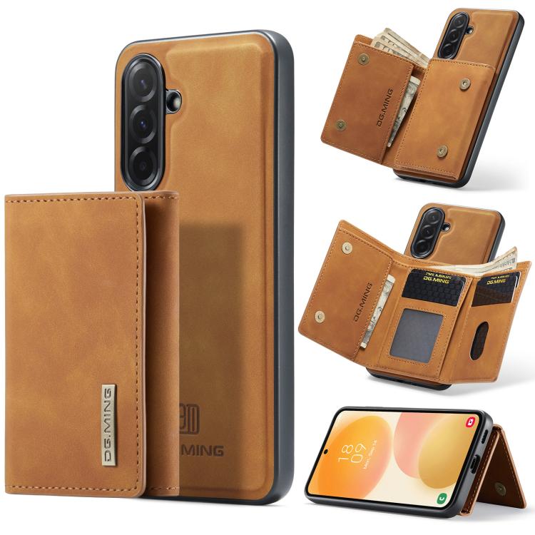 Portafoglio multi-carta DG.MING M1 Series 3-Fold + custodia magnetica per telefono, For Samsung Galaxy A57 5G, For Samsung Galaxy A37 5G, For Galaxy A27 5G, For Samsung Galaxy A17 4G / 5G