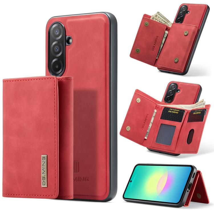 Portafoglio multi-carta DG.MING M1 Series 3-Fold + custodia magnetica per telefono, For Samsung Galaxy A57 5G, For Samsung Galaxy A37 5G, For Galaxy A27 5G, For Samsung Galaxy A17 4G / 5G