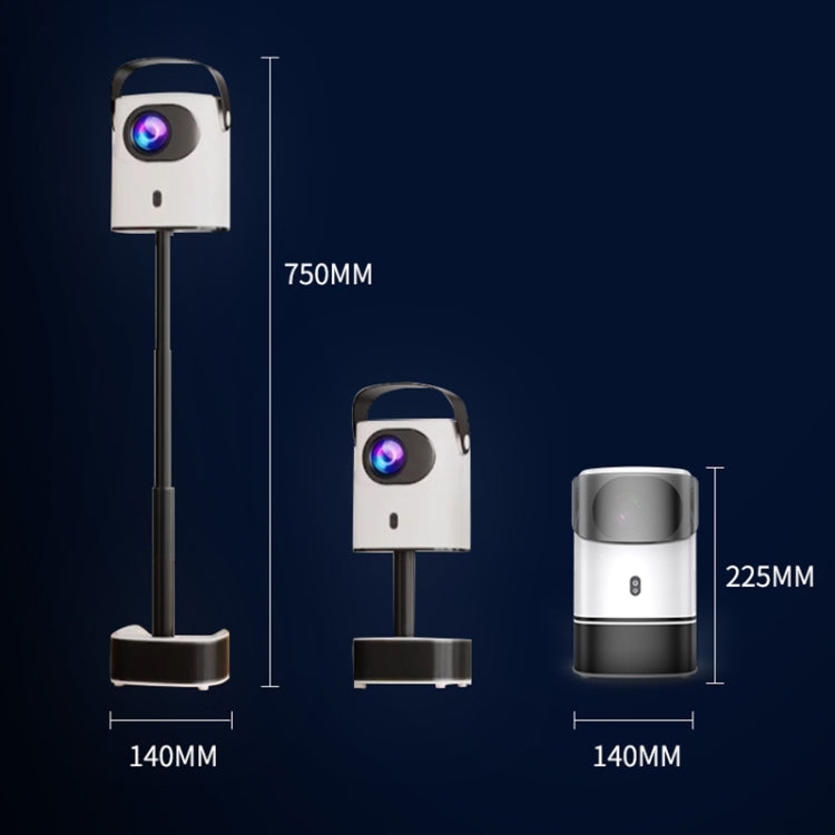 Proiettore telescopico HiSilicon 352 Android 9.0 TS-2 1920 x 1080P 240ANSI, US Plug, UK Plug, EU Plug