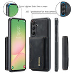 DG.MING M2 Series Borsa multi-carta a 3 pieghe + Custodia magnetica per telefono, For Samsung Galaxy A56 5G, For Samsung Galaxy A26 5G, For Samsung Galaxy A16 5G