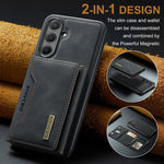 DG.MING M2 Series Borsa multi-carta a 3 pieghe + Custodia magnetica per telefono, For Samsung Galaxy A56 5G, For Samsung Galaxy A26 5G, For Samsung Galaxy A16 5G