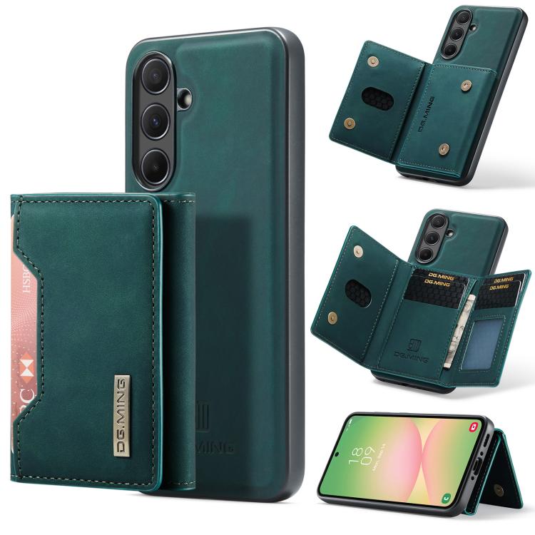DG.MING M2 Series Borsa multi-carta a 3 pieghe + Custodia magnetica per telefono, For Samsung Galaxy A56 5G, For Samsung Galaxy A26 5G, For Samsung Galaxy A16 5G
