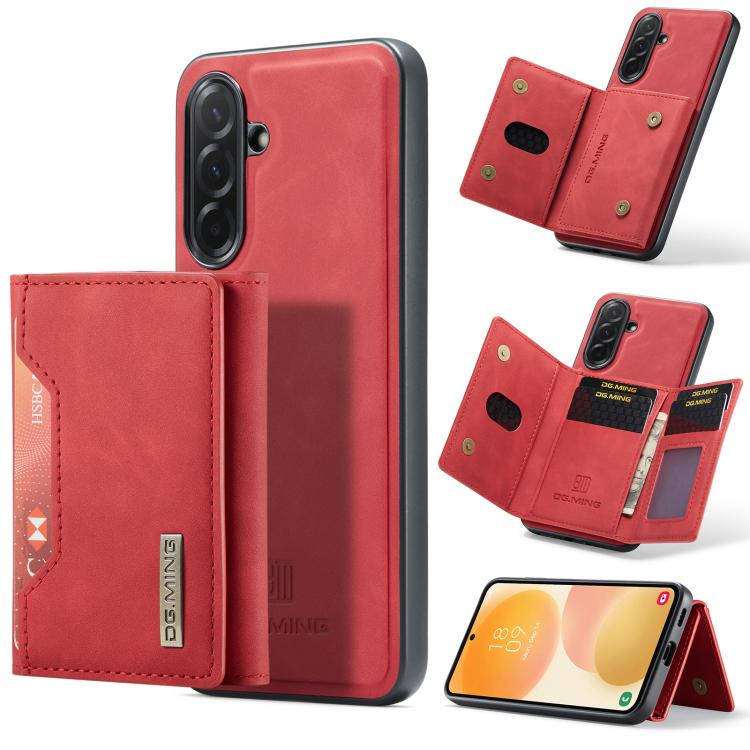 DG.MING M2 Series Borsa multi-carta a 3 pieghe + Custodia magnetica per telefono, For Samsung Galaxy A57 5G, For Samsung Galaxy A37 5G, For Galaxy A27 5G, For Samsung Galaxy A17 4G / 5G