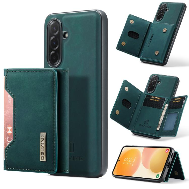 DG.MING M2 Series Borsa multi-carta a 3 pieghe + Custodia magnetica per telefono, For Samsung Galaxy A57 5G, For Samsung Galaxy A37 5G, For Galaxy A27 5G, For Samsung Galaxy A17 4G / 5G