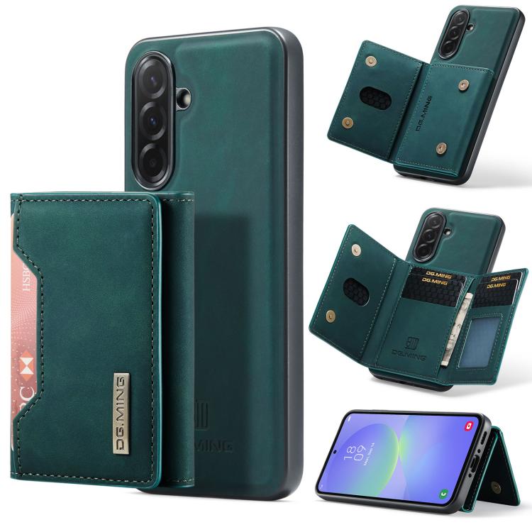 DG.MING M2 Series Borsa multi-carta a 3 pieghe + Custodia magnetica per telefono, For Samsung Galaxy A57 5G, For Samsung Galaxy A37 5G, For Galaxy A27 5G, For Samsung Galaxy A17 4G / 5G