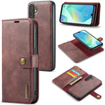 DG.MING Crazy Horse Texture Custodia in pelle magnetica staccabile, For Samsung Galaxy A56 5G, For Samsung Galaxy A26 5G, For Samsung Galaxy A16 5G, For Galaxy A14 5G / 4G