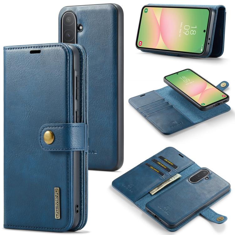 DG.MING Crazy Horse Texture Custodia in pelle magnetica staccabile, For Samsung Galaxy A56 5G, For Samsung Galaxy A26 5G, For Samsung Galaxy A16 5G, For Galaxy A14 5G / 4G