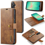 DG.MING Crazy Horse Texture Custodia in pelle magnetica staccabile, For Samsung Galaxy A56 5G, For Samsung Galaxy A26 5G, For Samsung Galaxy A16 5G, For Galaxy A14 5G / 4G