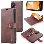 DG.MING Crazy Horse Texture Custodia in pelle magnetica staccabile, For Samsung Galaxy A57 5G, For Samsung Galaxy A37 5G, For Galaxy A27 5G, For Samsung Galaxy A17 4G / 5G