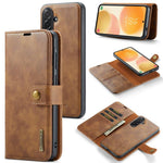 DG.MING Crazy Horse Texture Custodia in pelle magnetica staccabile, For Samsung Galaxy A57 5G, For Samsung Galaxy A37 5G, For Galaxy A27 5G, For Samsung Galaxy A17 4G / 5G