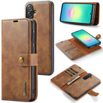 DG.MING Crazy Horse Texture Custodia in pelle magnetica staccabile, For Samsung Galaxy A57 5G, For Samsung Galaxy A37 5G, For Galaxy A27 5G, For Samsung Galaxy A17 4G / 5G