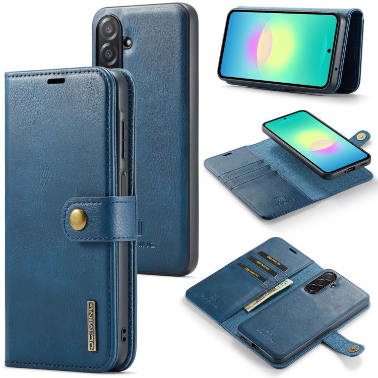 DG.MING Crazy Horse Texture Custodia in pelle magnetica staccabile, For Samsung Galaxy A57 5G, For Samsung Galaxy A37 5G, For Galaxy A27 5G, For Samsung Galaxy A17 4G / 5G
