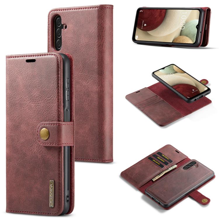 DG.MING Crazy Horse Texture Custodia in pelle magnetica staccabile, For Samsung Galaxy A56 5G, For Samsung Galaxy A26 5G, For Samsung Galaxy A16 5G, For Galaxy A14 5G / 4G