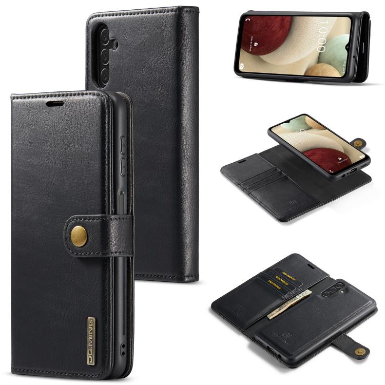 DG.MING Crazy Horse Texture Custodia in pelle magnetica staccabile, For Samsung Galaxy A56 5G, For Samsung Galaxy A26 5G, For Samsung Galaxy A16 5G, For Galaxy A14 5G / 4G