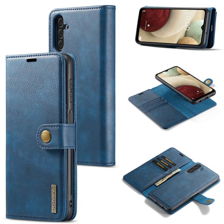 DG.MING Crazy Horse Texture Custodia in pelle magnetica staccabile, For Samsung Galaxy A56 5G, For Samsung Galaxy A26 5G, For Samsung Galaxy A16 5G, For Galaxy A14 5G / 4G
