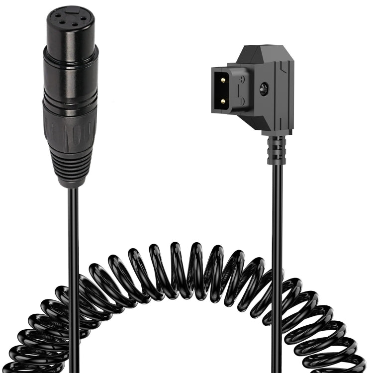 Cavo alimentazione spirale D-Tap a XLR 4 pin 1,5 m