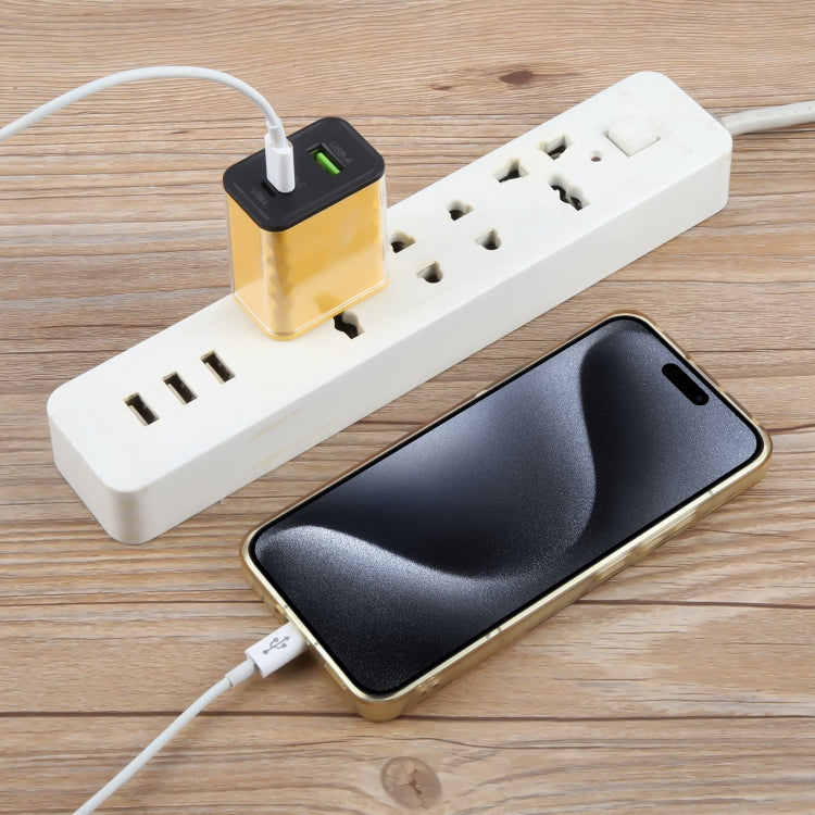 Caricabatterie rapido 20W USB-C e USB-A per smartphone