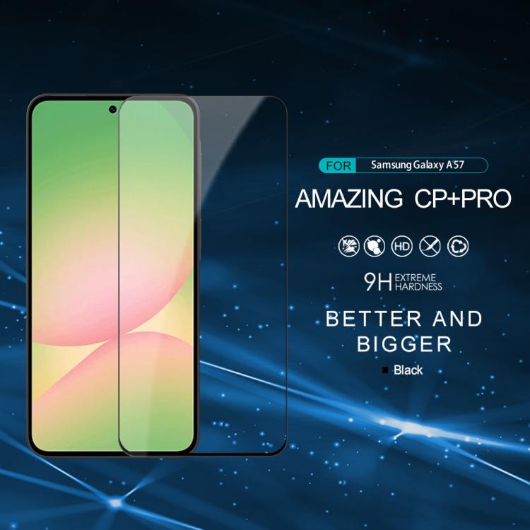 Pellicola in vetro temperato antideflagrante NILLKIN CP+Pro 9H, For Samsung Galaxy A57 5G, For Samsung Galaxy A37 5G, For Samsung Galaxy A17 5G, For Samsung Galaxy A36 5G / A56 5G, For Samsung Galaxy A26 5G, For Samsung Galaxy A16 5G