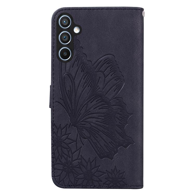 Custodia per telefono in pelle con flip orizzontale e motivo a farfalle in rilievo, effetto pelle retrò, For Samsung Galaxy S25 FE 5G, For Samsung Galaxy S25 5G, For Samsung Galaxy S25+ 5G, For Samsung Galaxy S25 Ultra 5G