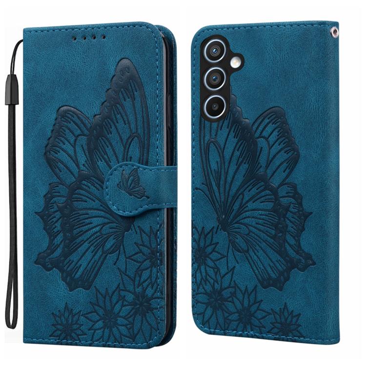 Custodia per telefono in pelle con flip orizzontale e motivo a farfalle in rilievo, effetto pelle retrò, For Samsung Galaxy S25 FE 5G, For Samsung Galaxy S25 5G, For Samsung Galaxy S25+ 5G, For Samsung Galaxy S25 Ultra 5G