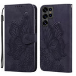Custodia per telefono in pelle con flip orizzontale e motivo a farfalle in rilievo, effetto pelle retrò, For Galaxy S26 FE 5G, For Samsung Galaxy S26+ 5G, For Samsung Galaxy S26 Ultra 5G, For Samsung Galaxy S26 5G