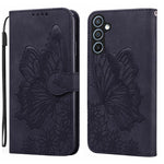 Custodia per telefono in pelle con flip orizzontale e motivo a farfalle in rilievo, effetto pelle retrò, For Galaxy S26 FE 5G, For Samsung Galaxy S26+ 5G, For Samsung Galaxy S26 Ultra 5G, For Samsung Galaxy S26 5G