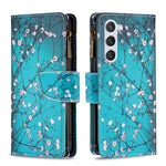 Custodia per telefono in pelle con cerniera e motivo a disegno colorato, For Samsung Galaxy S25 5G, For Samsung Galaxy S25+ 5G