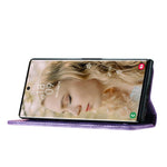 Custodia per telefono in pelle con stampa a farfalla e gatto, For Samsung Galaxy S25 Ultra 5G