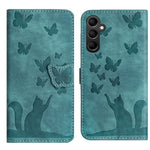 Custodia per telefono in pelle con stampa a farfalla e gatto, For Samsung Galaxy S26 5G, For Samsung Galaxy S25 FE 5G, For Samsung Galaxy S25 5G, For Samsung Galaxy S25+ 5G
